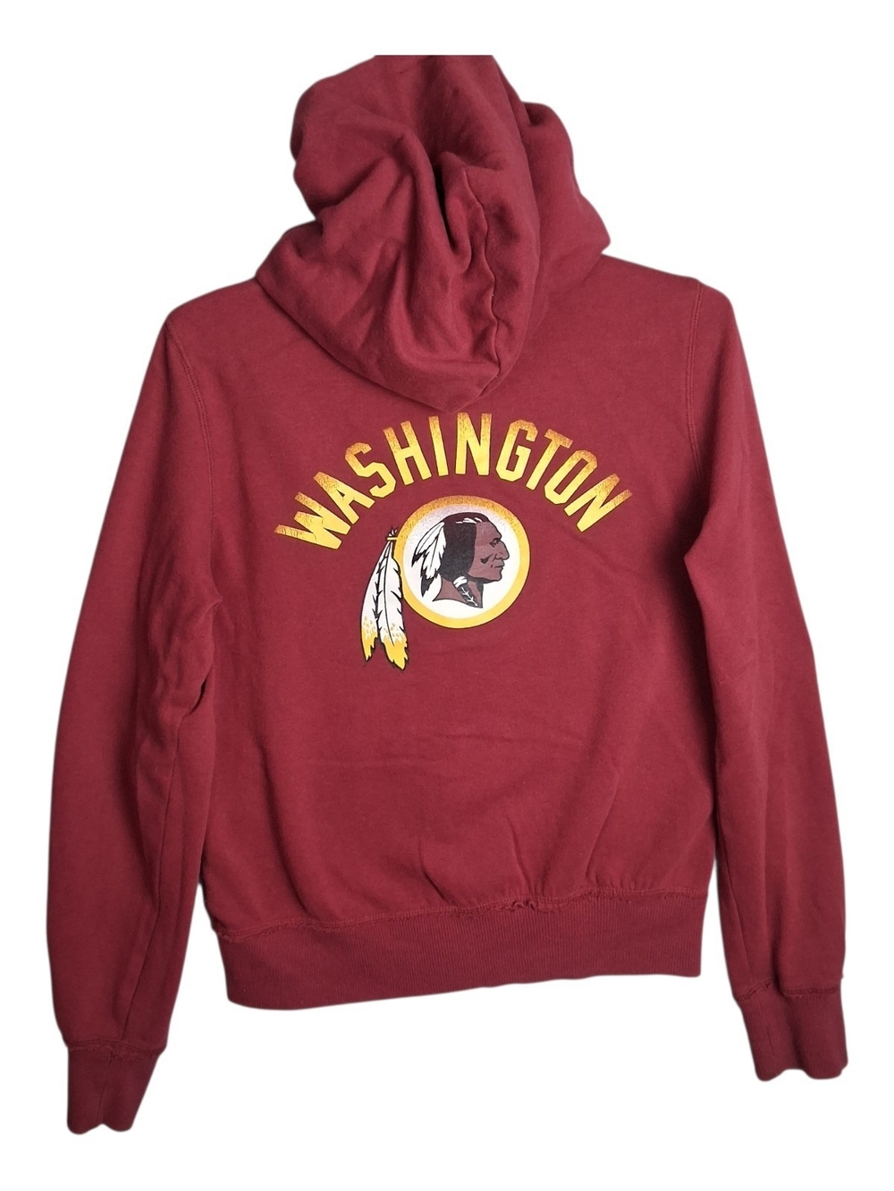 PINK Victoria Secret NFL Washington Redskins Retired Logo Full Zip Hoodie M Vtg